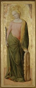 Sint-Catharina van Alexandrië, ca. 1443-1468 door Francesco de